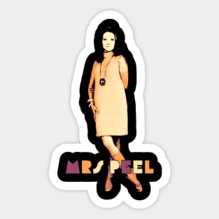 Mrs Peel 7 Sticker